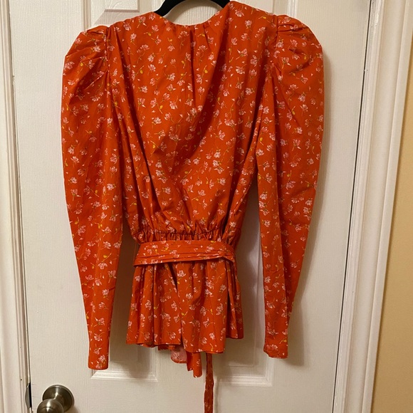 Belted floral Blouse - Picture 3 of 4